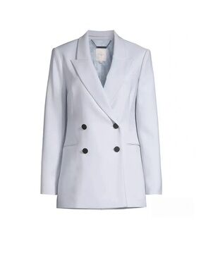 Ted Baker Double-Breasted Pale Blue Blazer. Size medium. Like new!